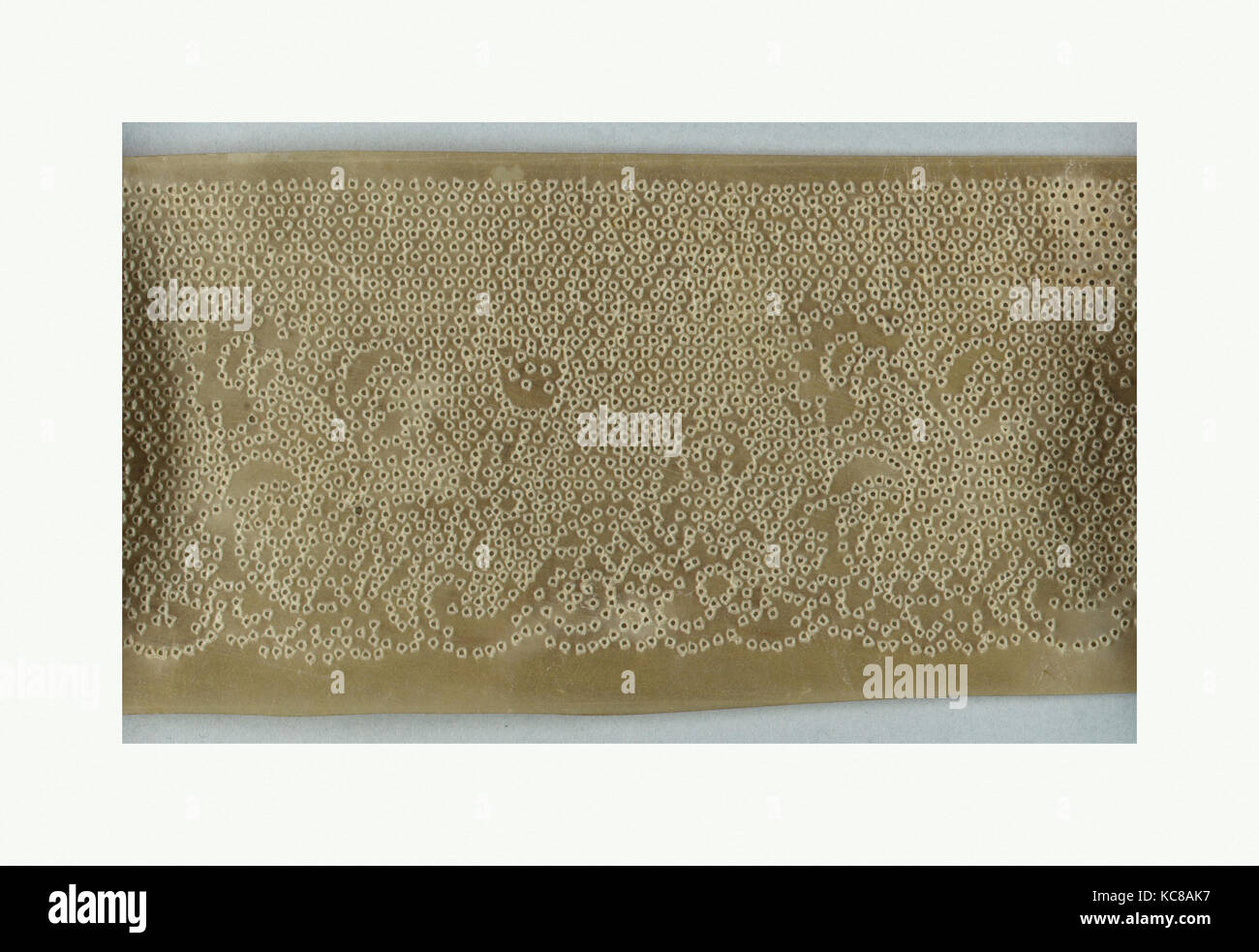 Pattern, ca. 1840, British, pergamena, No dimensioni registrati., Textiles-Methods e materiali Foto Stock