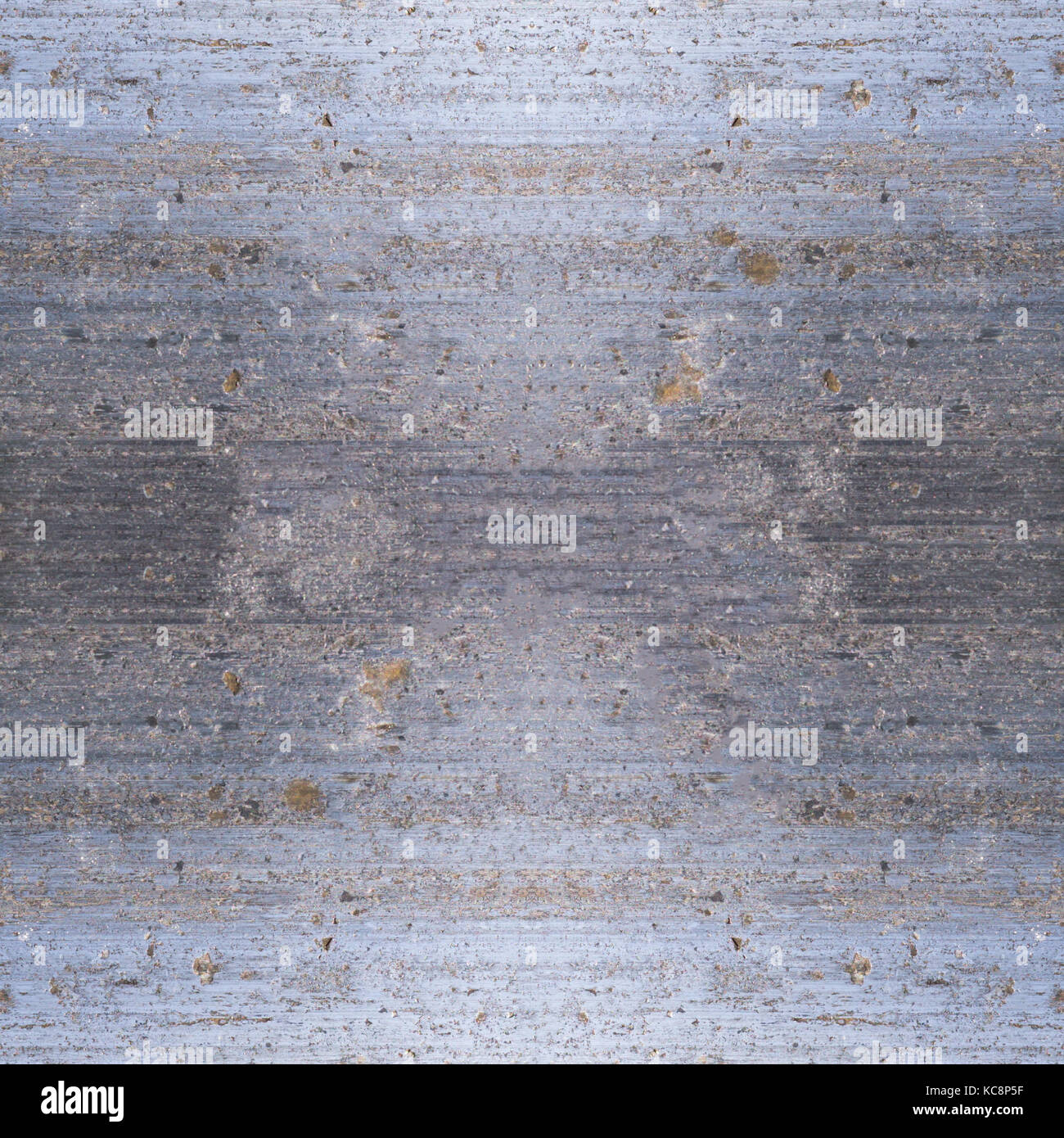 Seamless weathered texture metallica con macchie di ruggine. Sfondo. Foto Stock