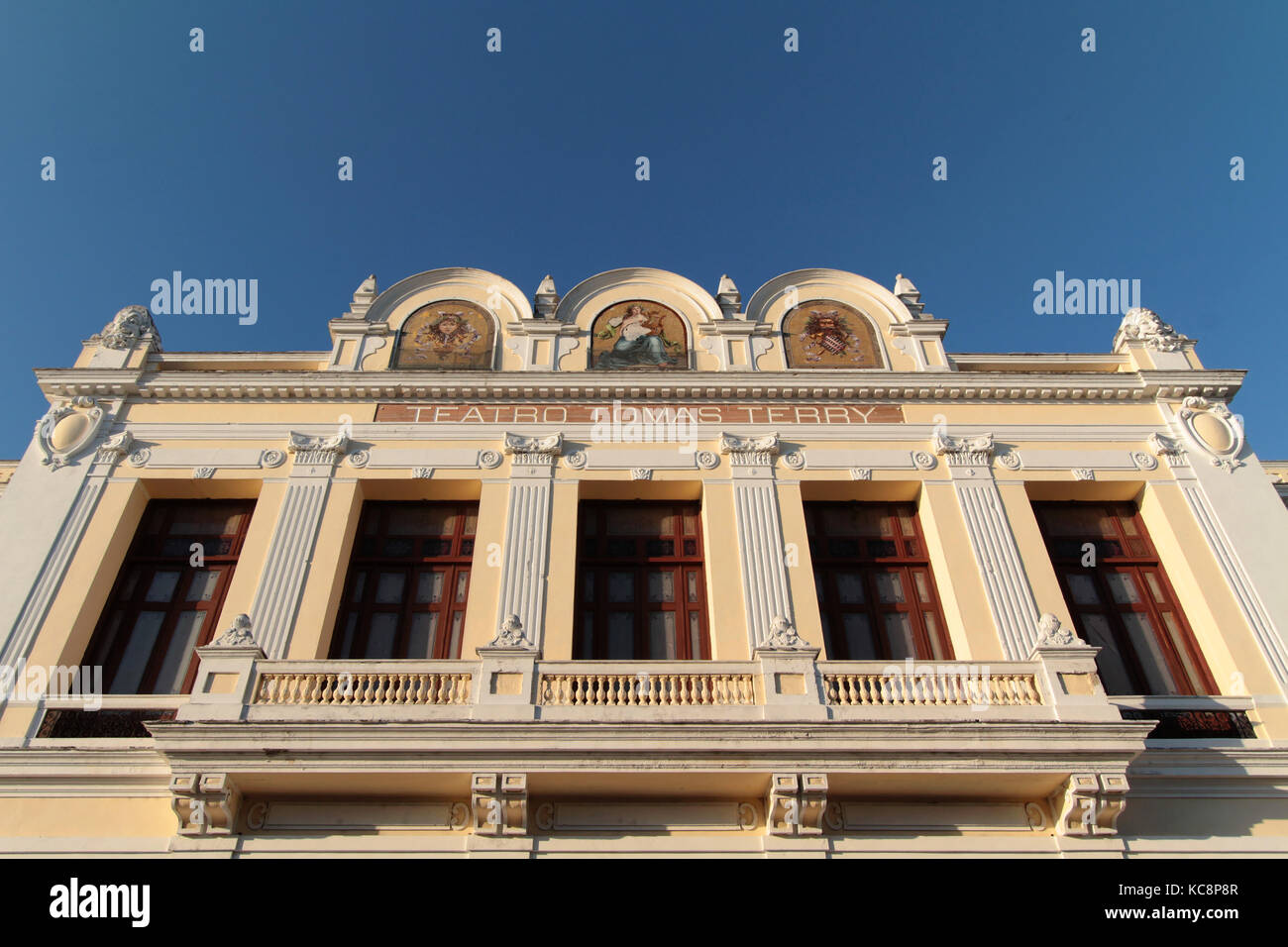 Teatro Tomas Terry a Cienfuegos Foto Stock