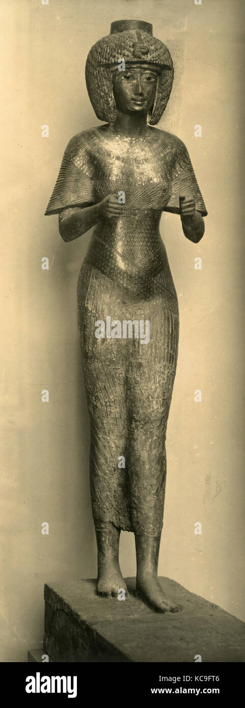 Ritratto della regina Karomama della egiziano dinastia Bubastile Foto Stock
