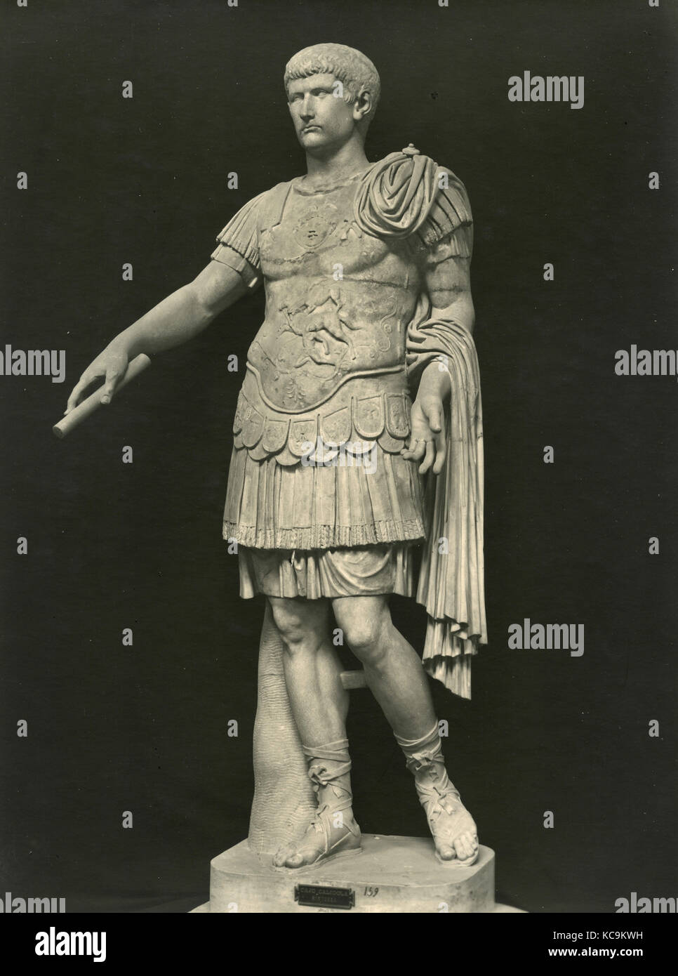 Caligola, scultura in marmo Foto Stock