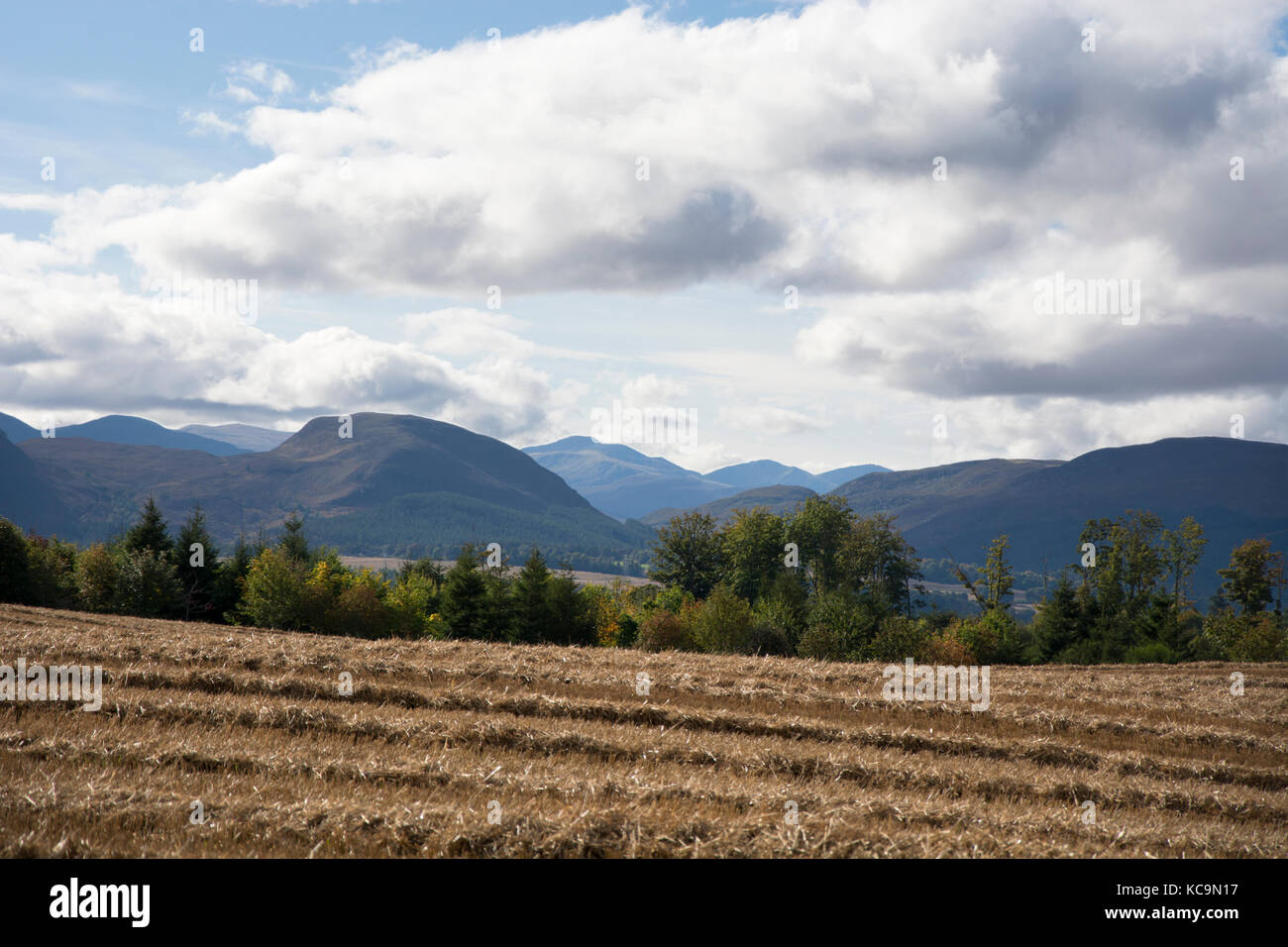 Guardando verso le Montagne di Wester Ross Foto Stock