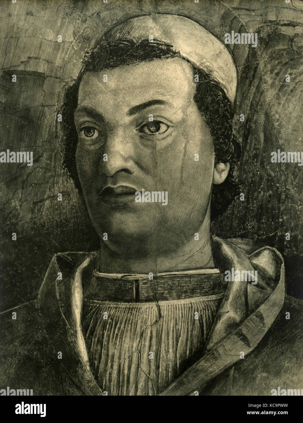 Ritratto del cardinale Francesco Gonzaga, il dipinto di Andrea Mantegna Foto Stock