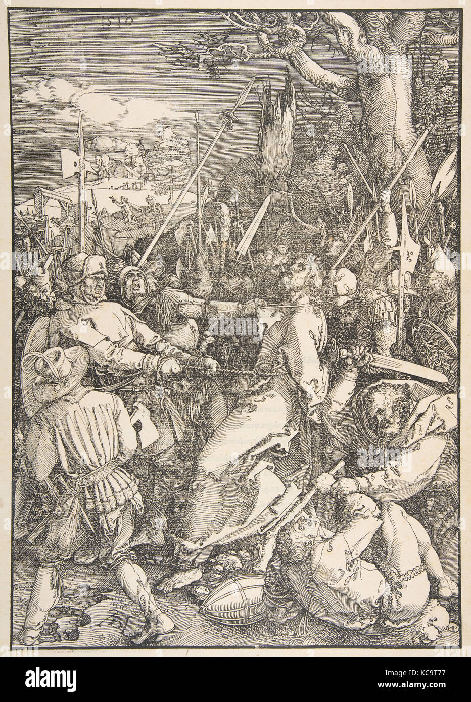 Il tradimento di Cristo, dalla grande passione, Albrecht Dürer, n.d Foto Stock