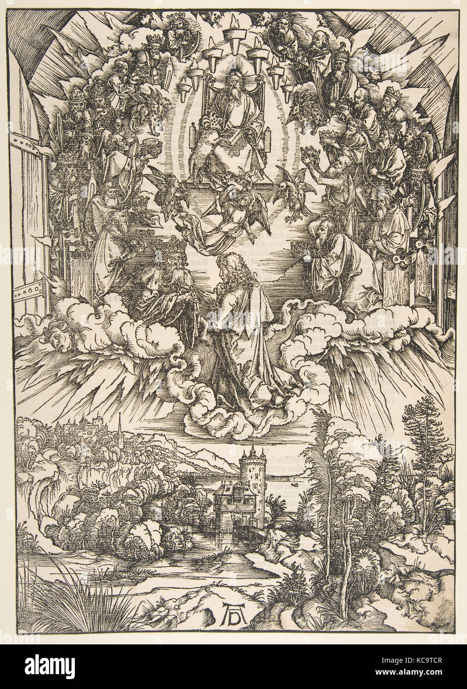 Stampa, 1511, Xilografia, stampe di Albrecht Dürer (tedesco, Norimberga 1471-1528 Norimberga Foto Stock