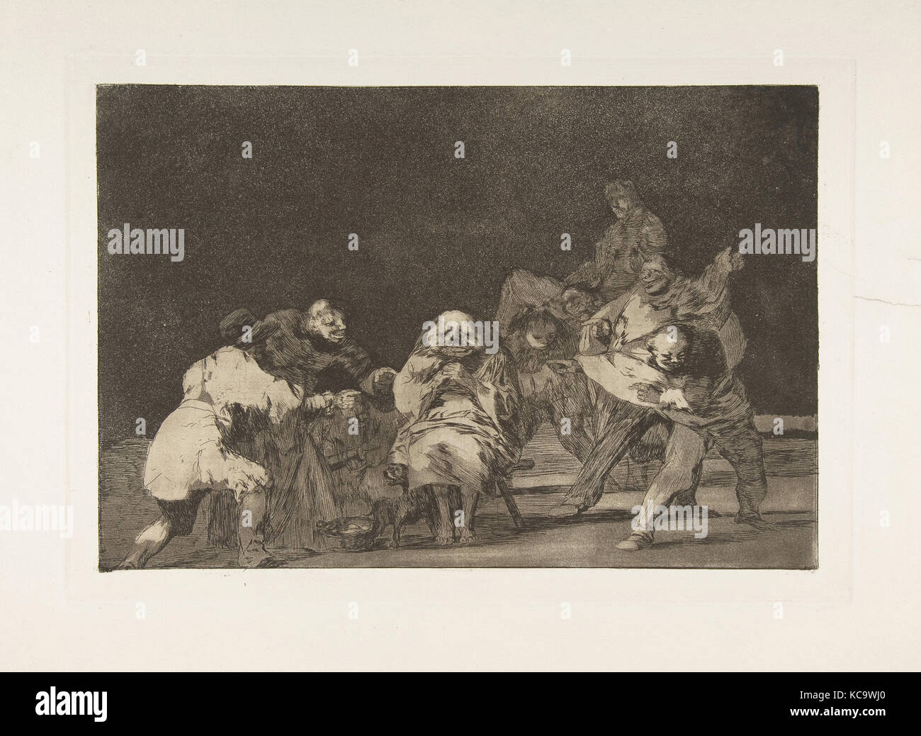 La piastra 17 dalla 'Disparates': lealtà, Goya, ca. 1816-23 (pubblicato 1864 Foto Stock