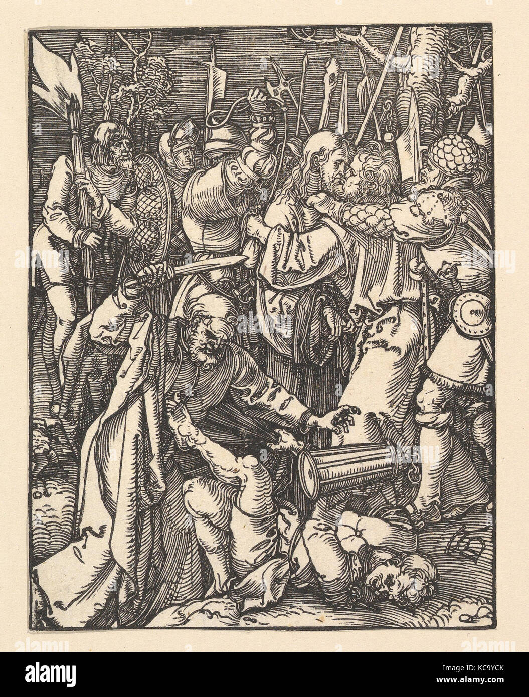 Il tradimento di Cristo, dal piccolo passione, Albrecht Dürer, ca. 1509 Foto Stock