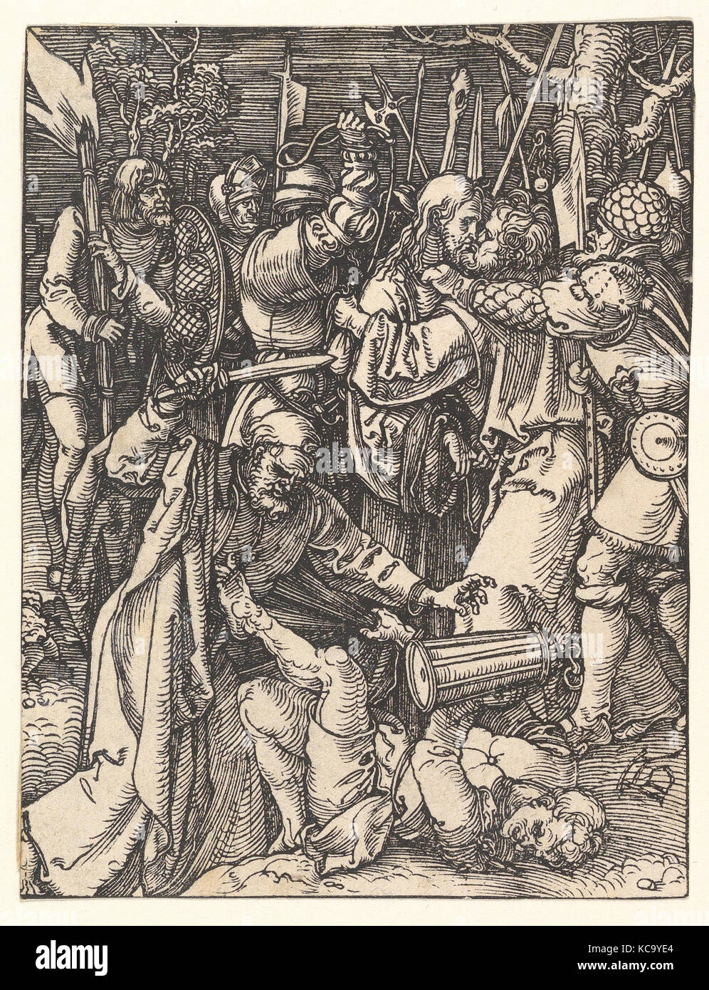 Il tradimento di Cristo, dal piccolo passione, Albrecht Dürer, ca. 1509 Foto Stock