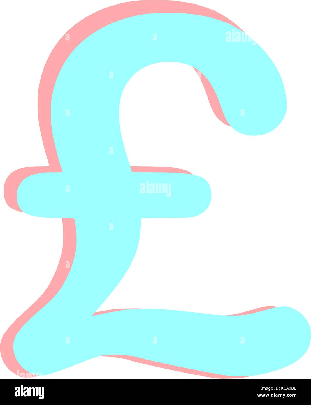 Rosa e blu cancelletto Illustrazione Vettoriale