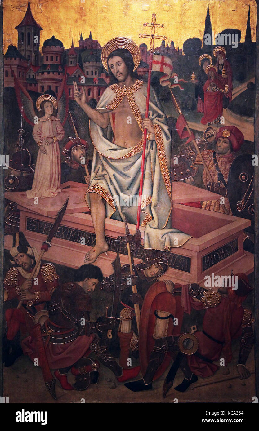 Tomas giner 1458-1480 della risurrezione di Cristo Foto Stock