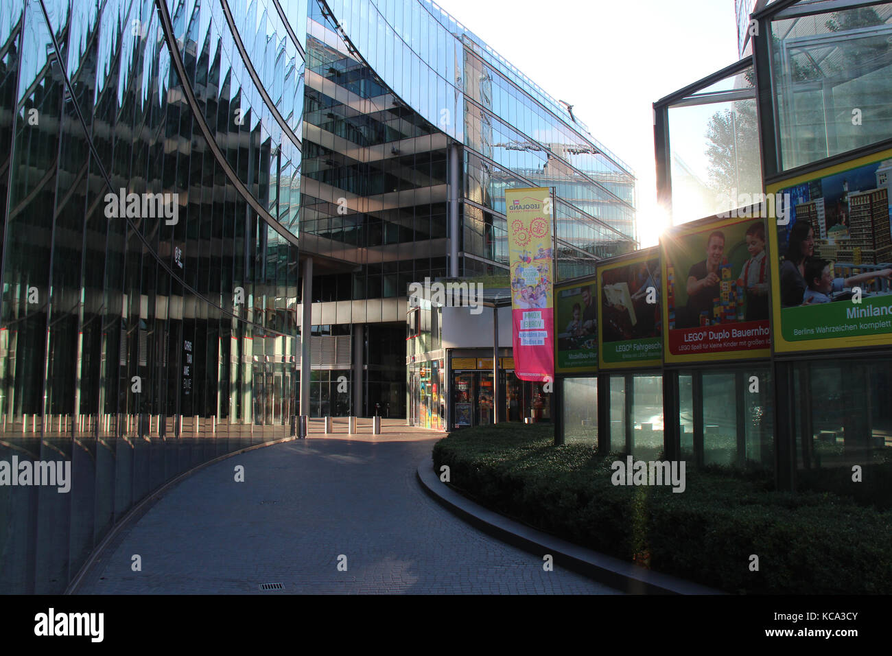 Edificio moderno (Sony Centre di Berlino (Germania). Foto Stock