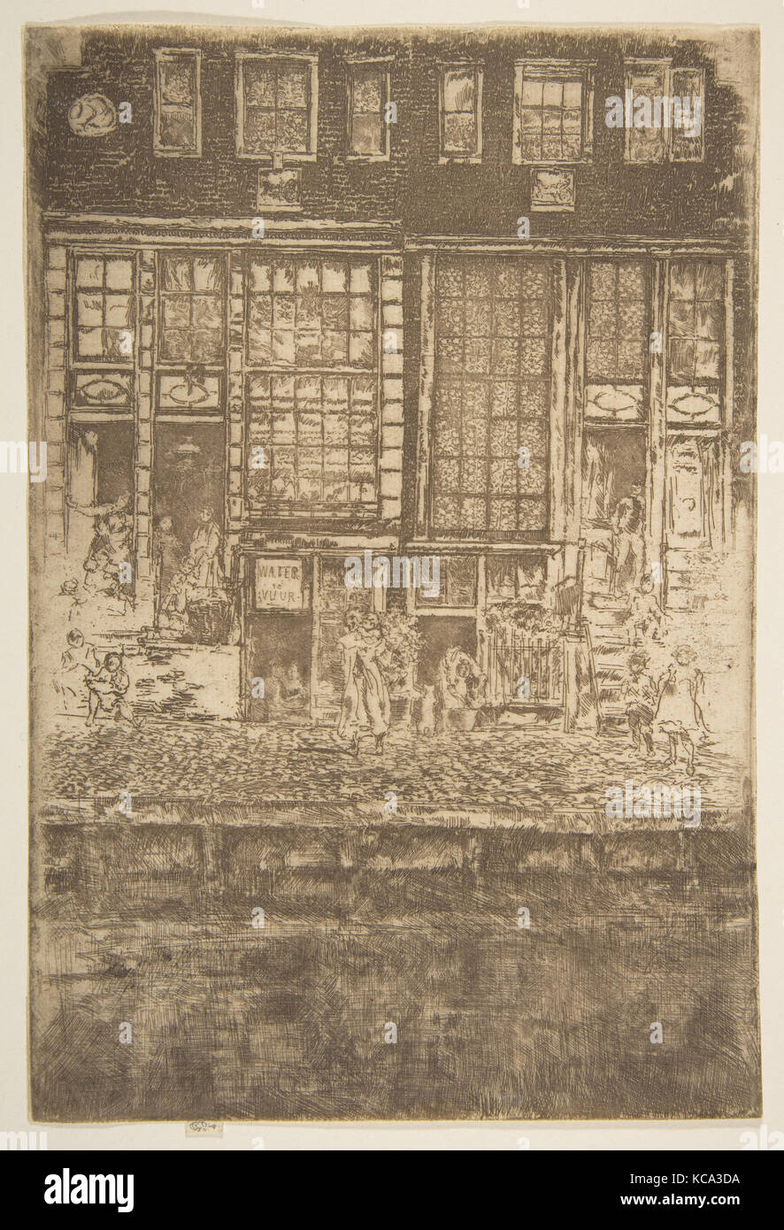 Il cortina ricamata, James McNeill Whistler, 1889 Foto Stock