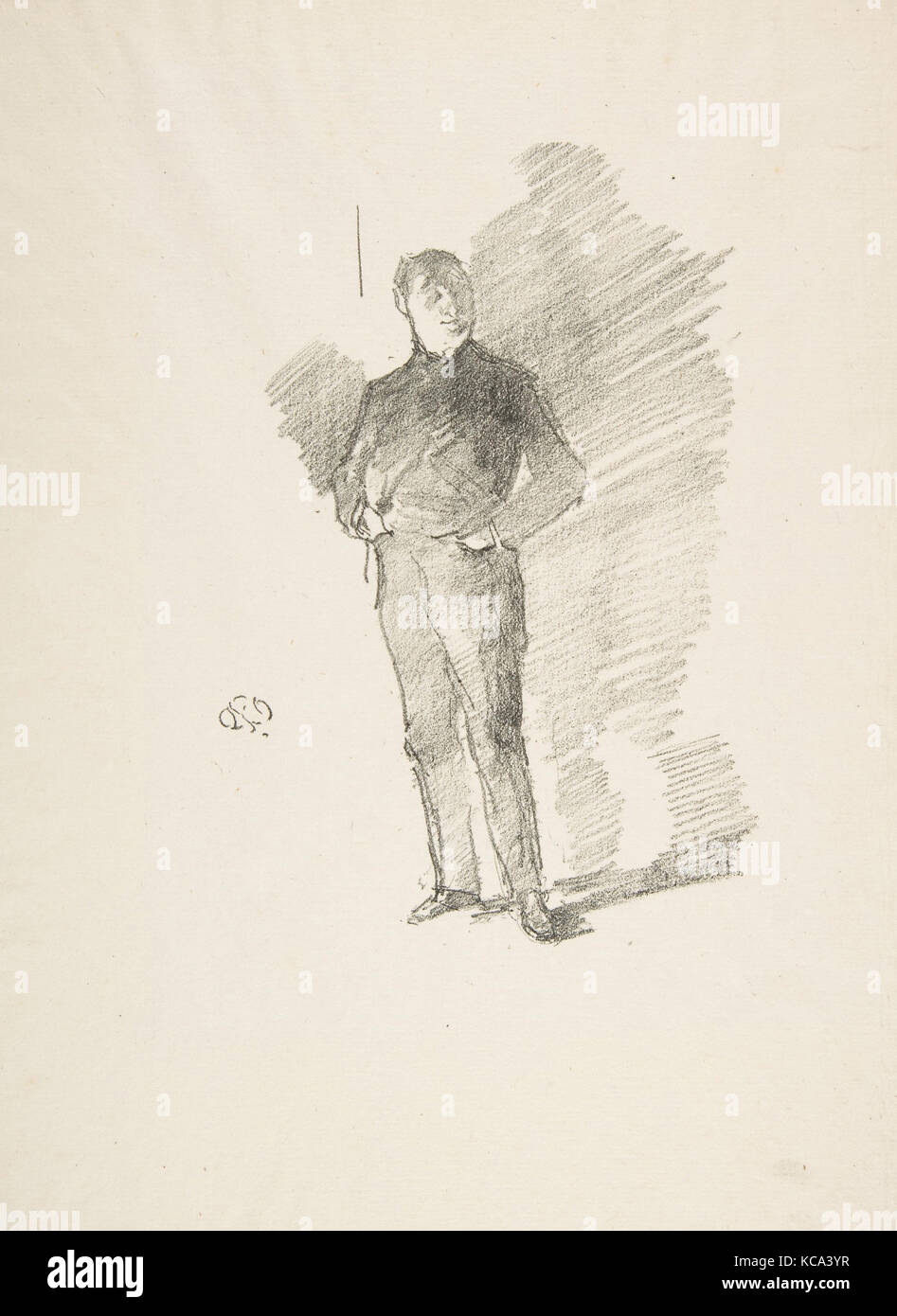 Studio n. 2: Il Sig. Thomas modo, James McNeill Whistler, 1896 Foto Stock