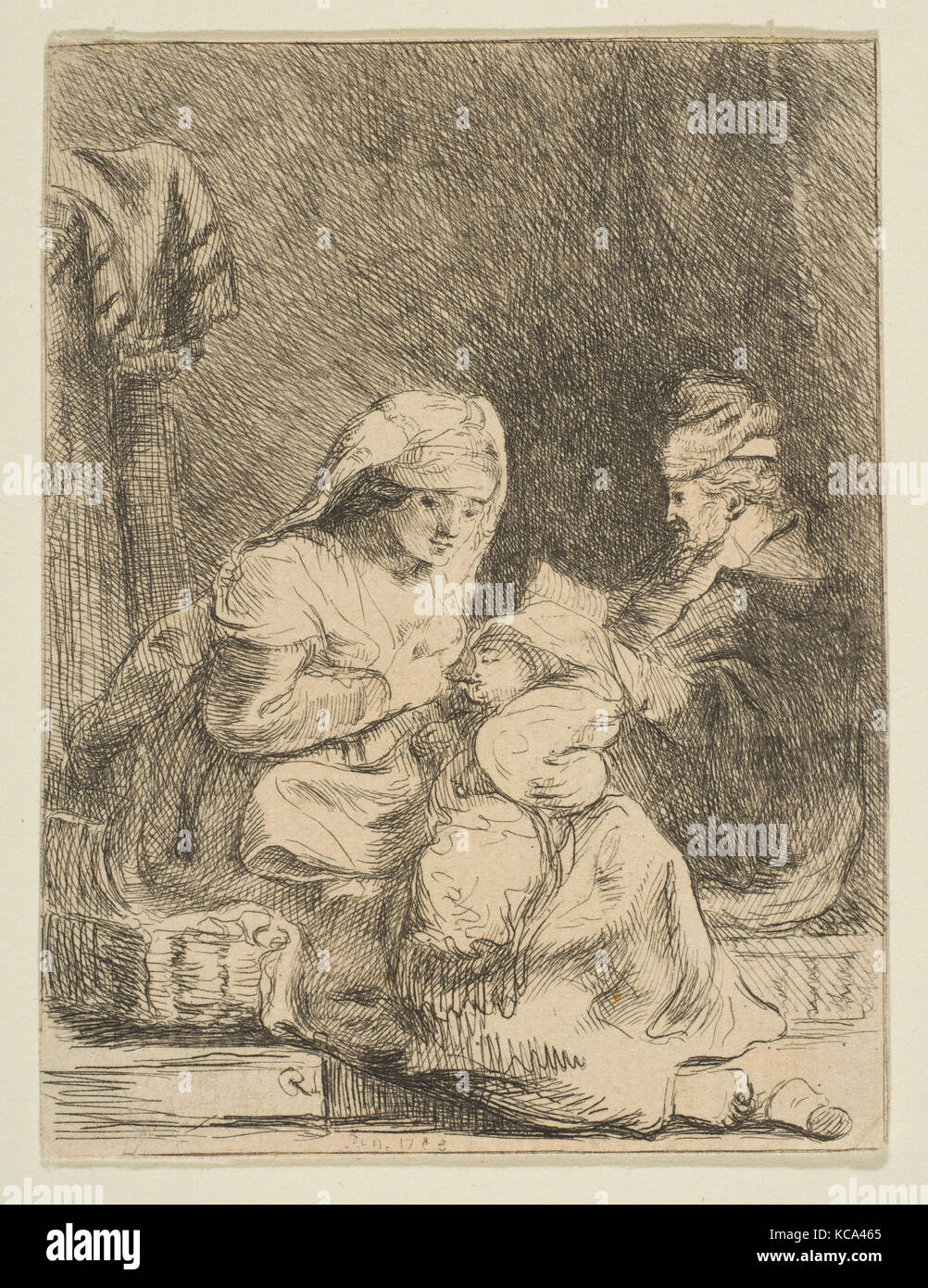 La Santa Famiglia, il barone Dominique Vivant Denon, 1783 Foto Stock