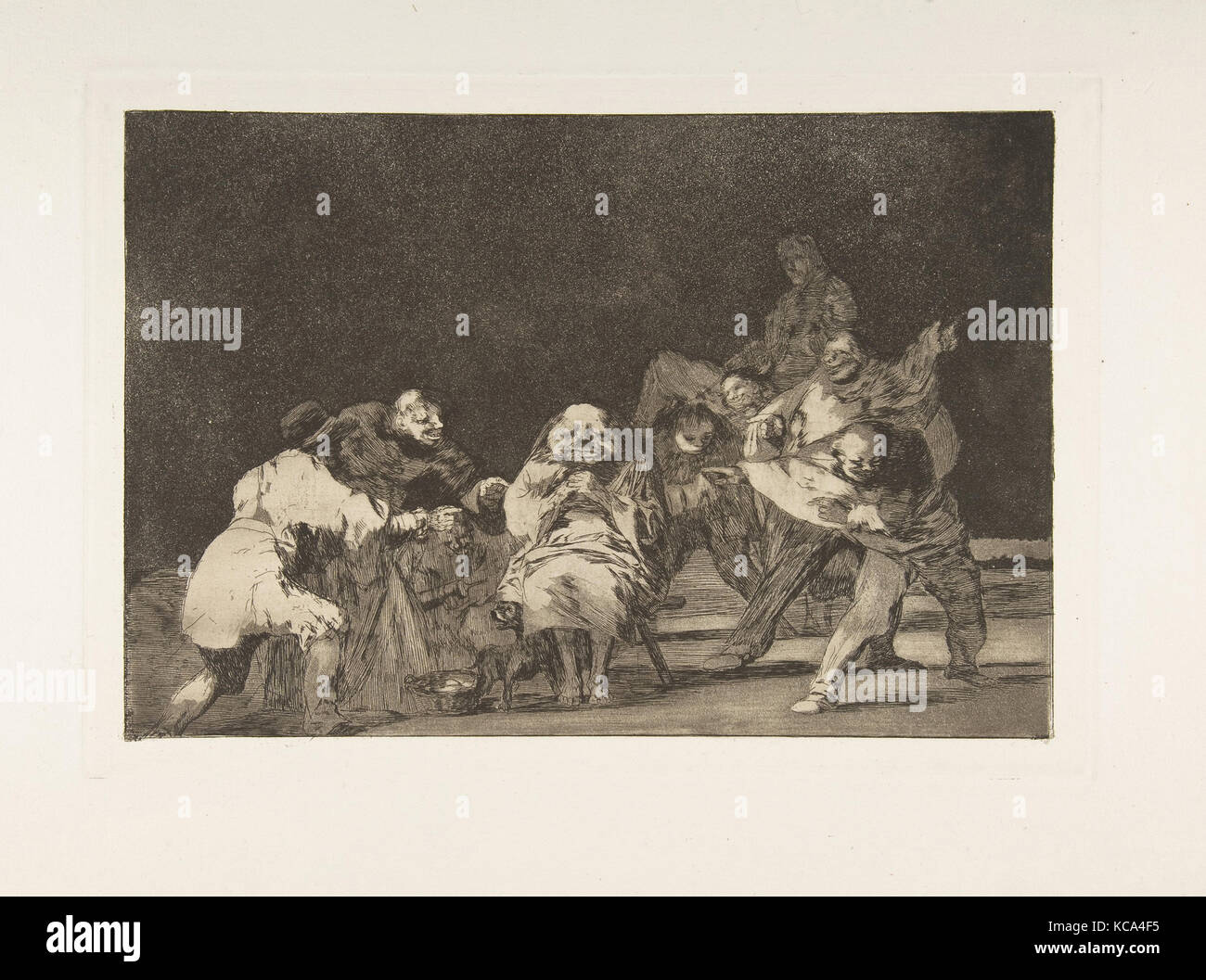 La piastra 17 dalla 'Disparates': lealtà, Goya, ca. 1816-23 (pubblicato 1864 Foto Stock