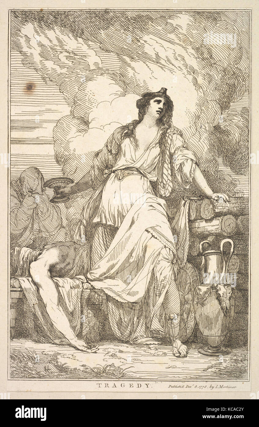 Tragedia (da quindici acqueforti dedicato a Sir Joshua Reynolds), 8 Dicembre 1778 Foto Stock