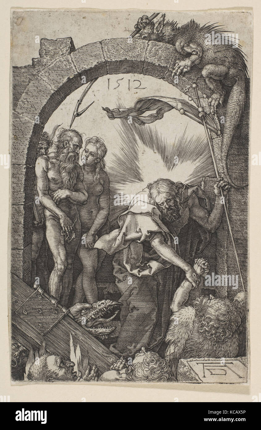 Cristo nel Limbo, dalla passione, Albrecht Dürer, 1512 Foto Stock
