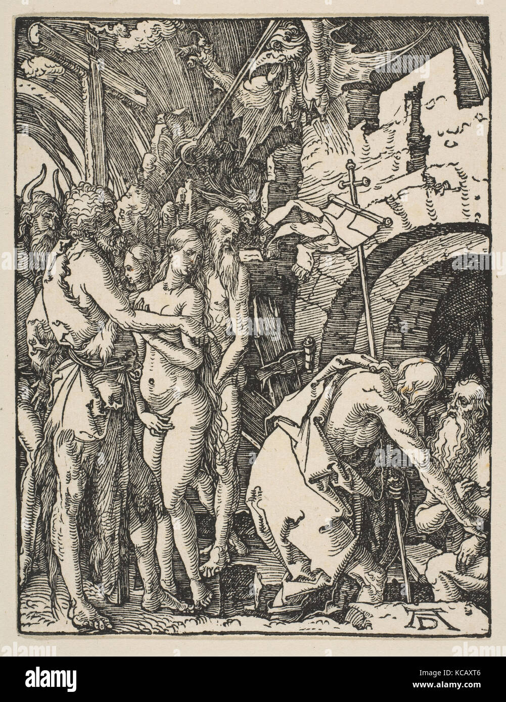 Cristo nel Limbo, dal piccolo passione, Albrecht Dürer, ca. 1509 Foto Stock