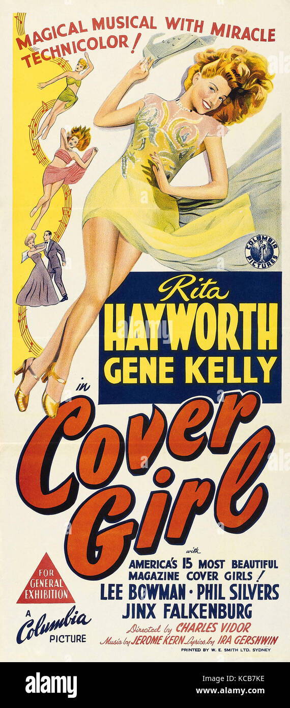 COVER GIRL 1944 Columbia Pictures Film con Rita Hayworth Foto Stock