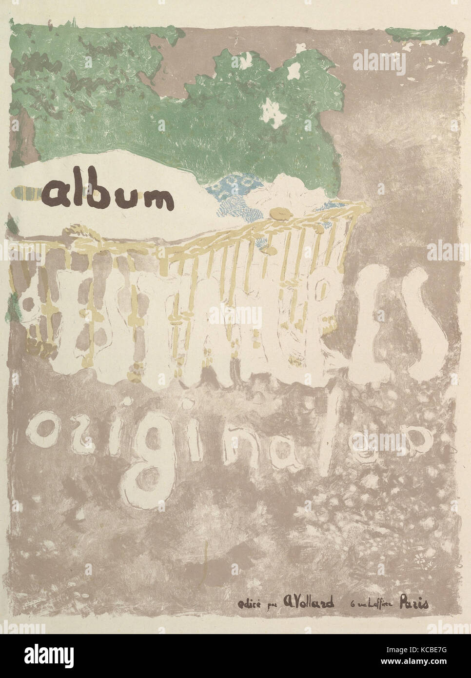 Progetto per una stampa della copertina dell'Album, Édouard Vuillard, ca. 1899 Foto Stock