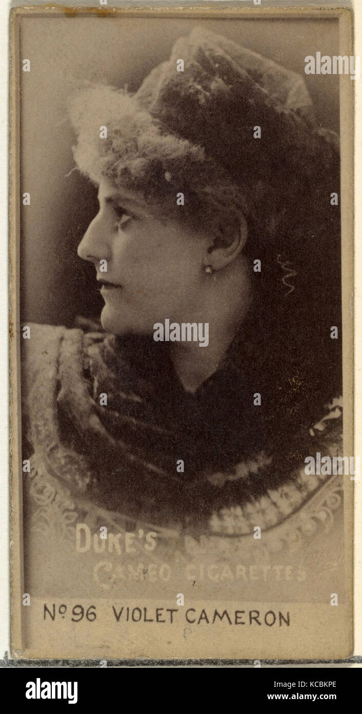 Disegni e Stampe, fotografia, numero di carta di credito 96, Viola Cameron, da attori e attrici serie rilasciato dal duca figli & Co Foto Stock