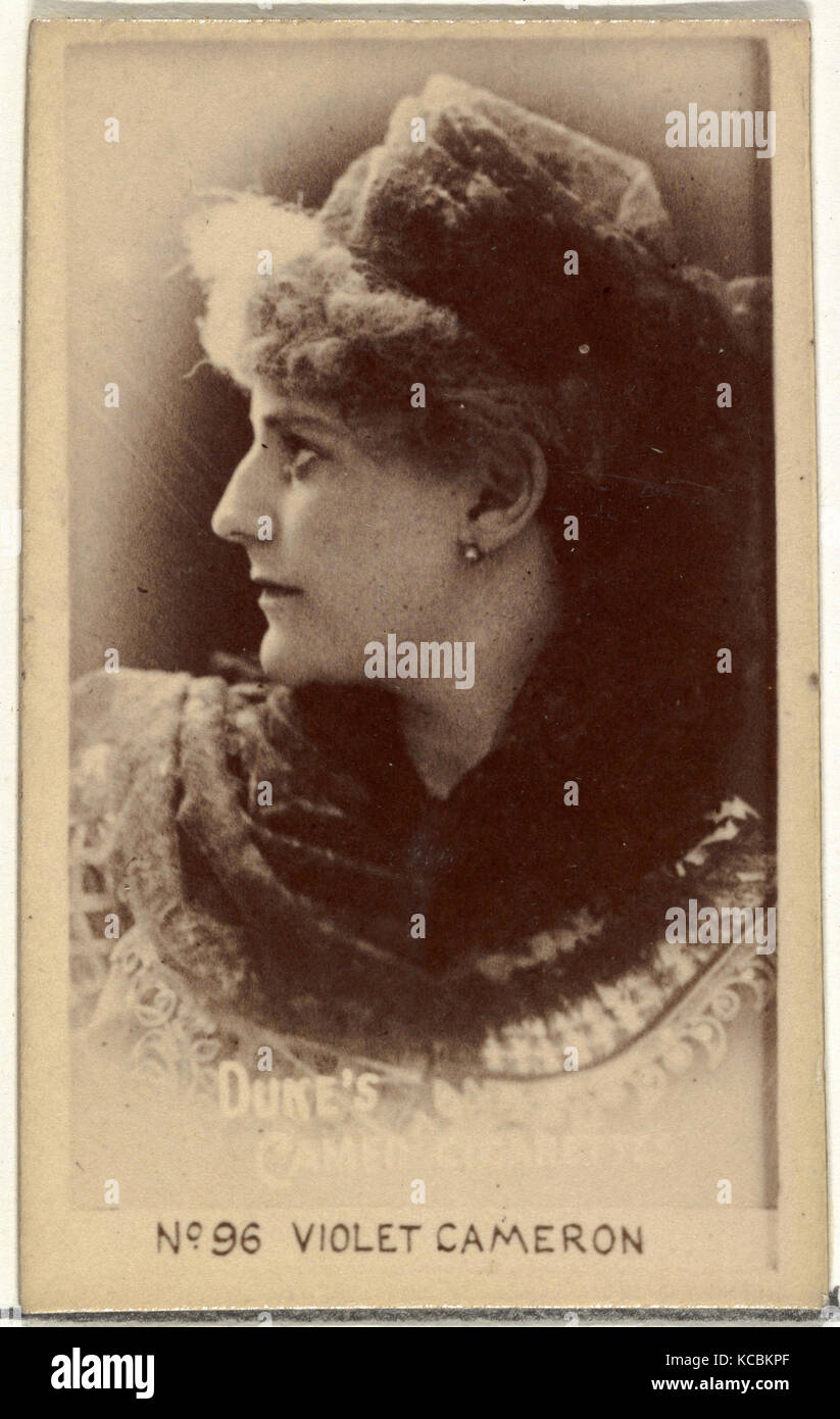 Disegni e Stampe, fotografia, numero di carta di credito 96, Viola Cameron, da attori e attrici serie rilasciato dal duca figli & Co Foto Stock