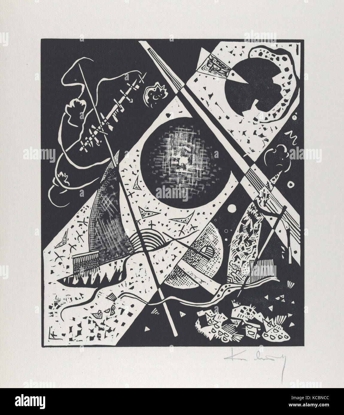 Kleine Welten VI (piccoli mondi VI), Vasily Kandinsky, 1922 Foto Stock