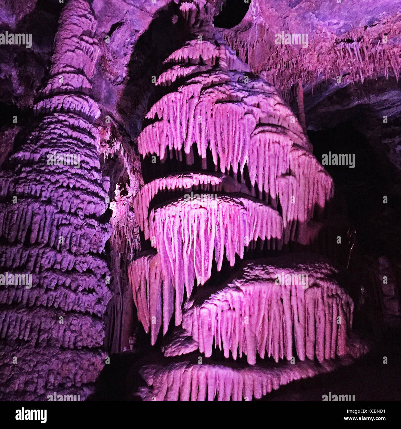 Lewis e Clark caverns montana Foto Stock