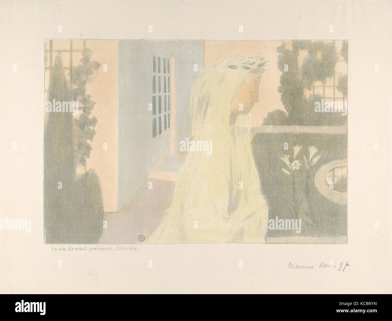 La vie devient précieuse, discrète, dall'album Amour, Maurice Denis, 1899 Foto Stock
