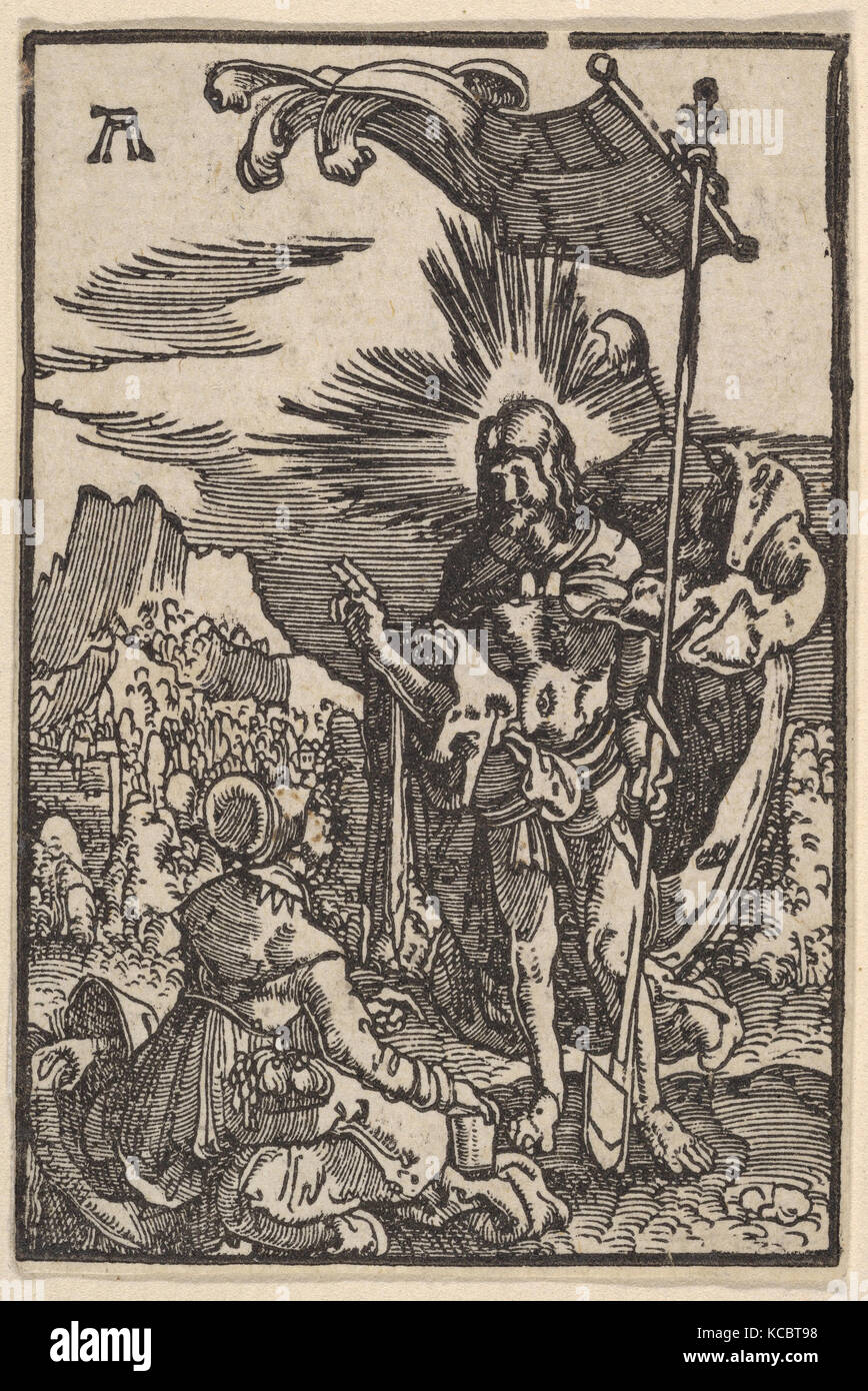 Noli Me Tangere, dalla caduta e salvezza dell umanità attraverso la vita e la passione di Cristo, Albrecht Altdorfer, ca. 1513 Foto Stock