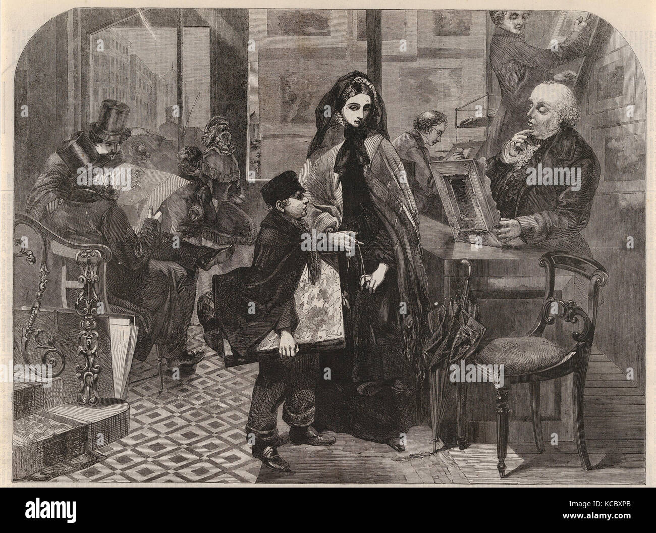 Disegni e Stampe, Stampa, Nameless e Friendless, dal Illustrated London News, incisore, artista dopo, Edward specialità Foto Stock