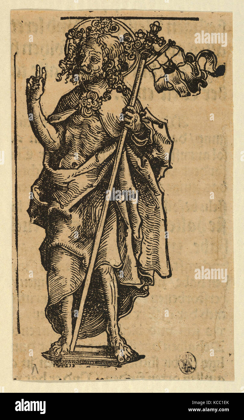 Statuetta di argento del Cristo risorto, dalla Wittenberg reliquiari, Wittenberg reliquiari; Lucas Cranach il Vecchio Foto Stock