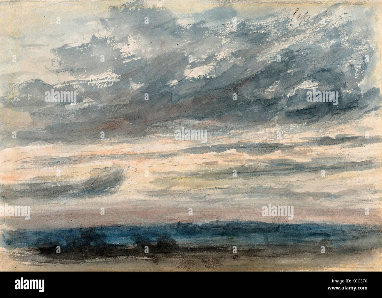 Disegni e Stampe, disegno, Cloud Studio, artista John Constable, British East Bergholt 1776-1837 Hampstead, Constable, John Foto Stock