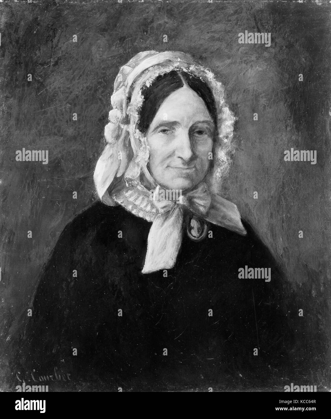 Ritratto di una donna, chiamato Sandro Abélard, Stile di Gustave Courbet Foto Stock Ritratto di una donna, chiamato Sandro Abélard, Stile di Gustave Courbet Foto Stock