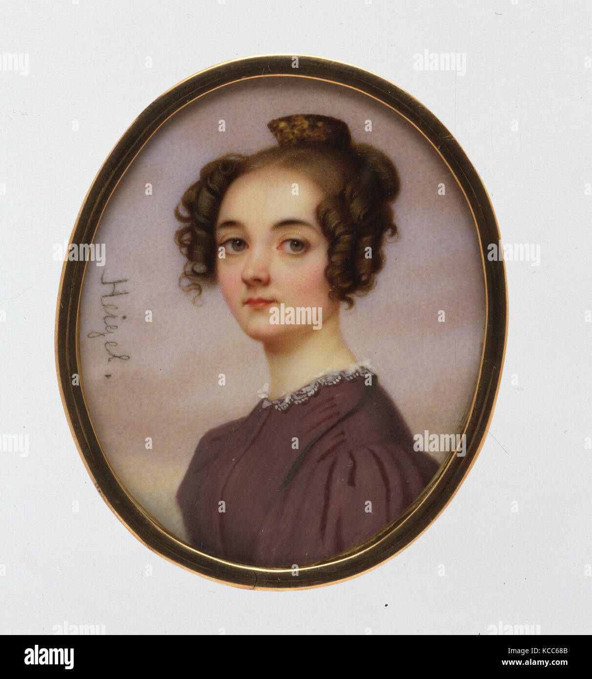 Lola Montez (1818-1861), attribuita a Josef Heigel Foto Stock
