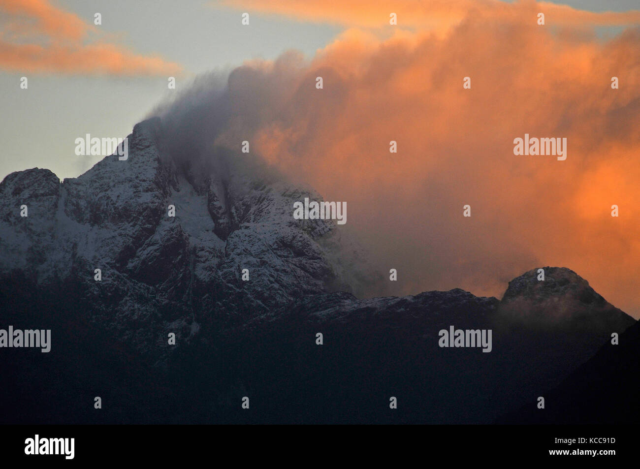 Patagonia fiordi in Cile patagonia Foto Stock