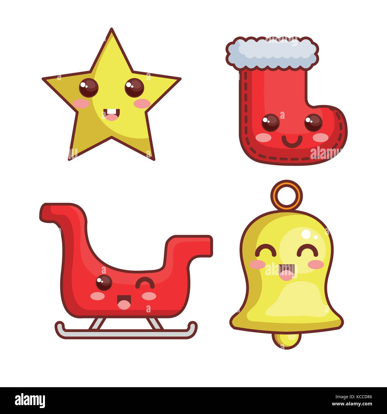 Disegni Di Natale Kawaii.Kawaii Characters Immagini E Fotos Stock Alamy