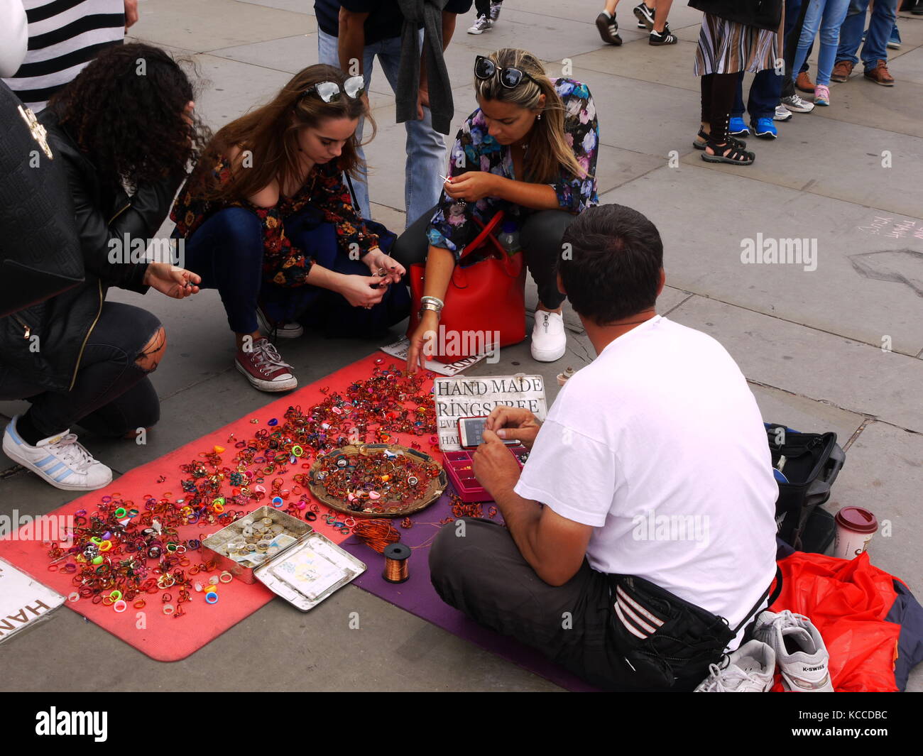 Trafalgar square Londra Foto Stock