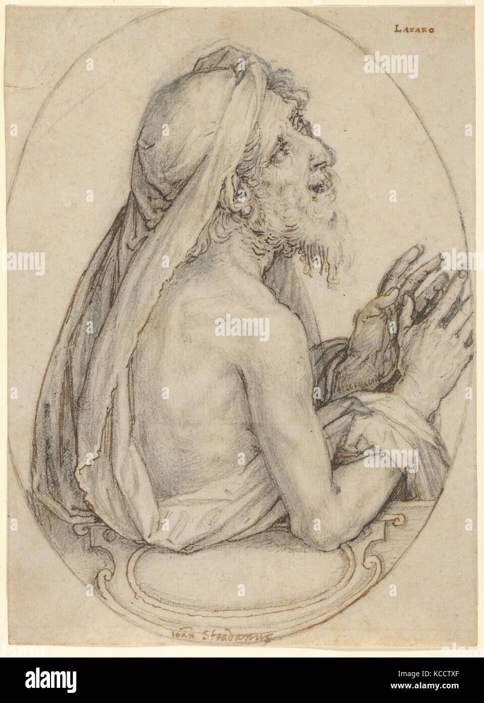 Lazzaro, Jan van der Straet, chiamato Stradanus, prima del 1605 Foto Stock