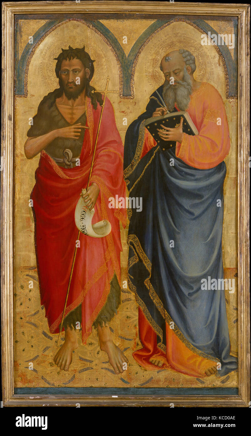 I Santi Giovanni Battista e Matteo, Bicci di Lorenzo, eventualmente 1433 Foto Stock