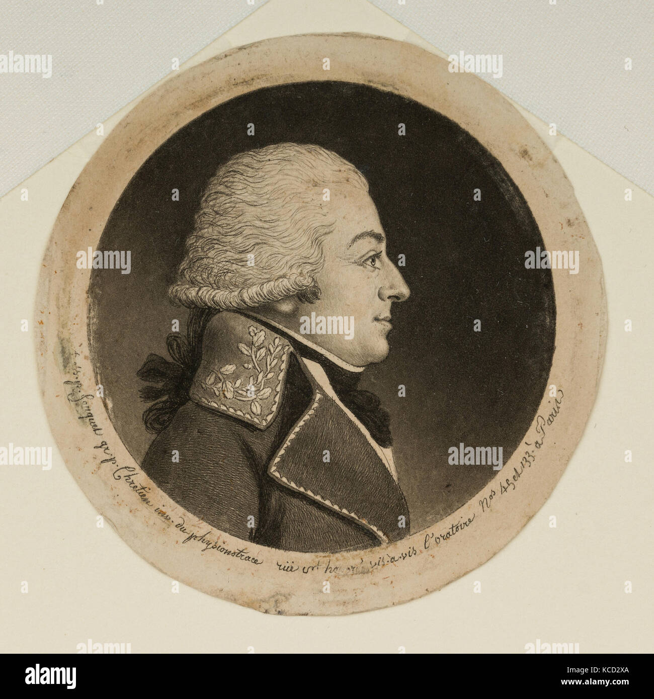 Ritratto di Pierre-François Percy (1754-1825), ca. 1795-98 Foto Stock