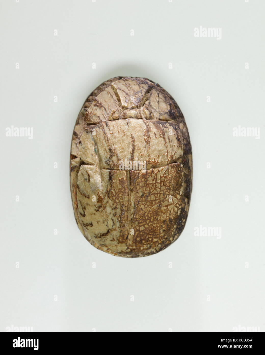 Scarabeo di Sebekhotep IV, Regno di Mezzo-Secondo Periodo Intermedio, Dynasty 13-17, ca. 1802-1550 A.C., dall'Egitto, Memphite Foto Stock