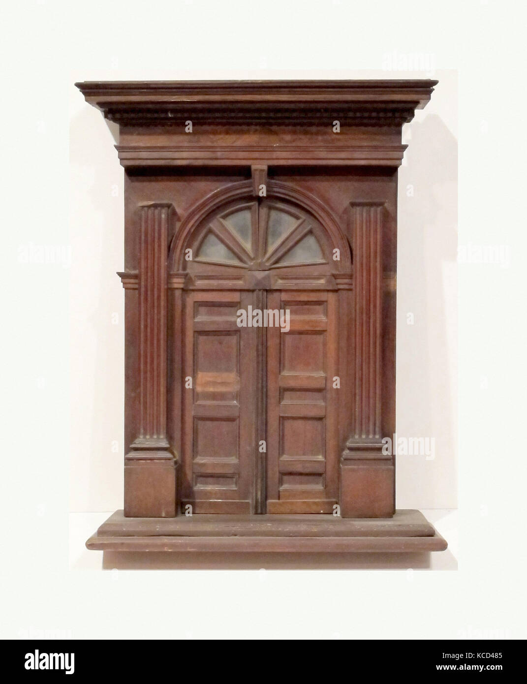 Porta in miniatura, secolo XVII, parzialmente, e più tardi del XIX secolo Foto Stock