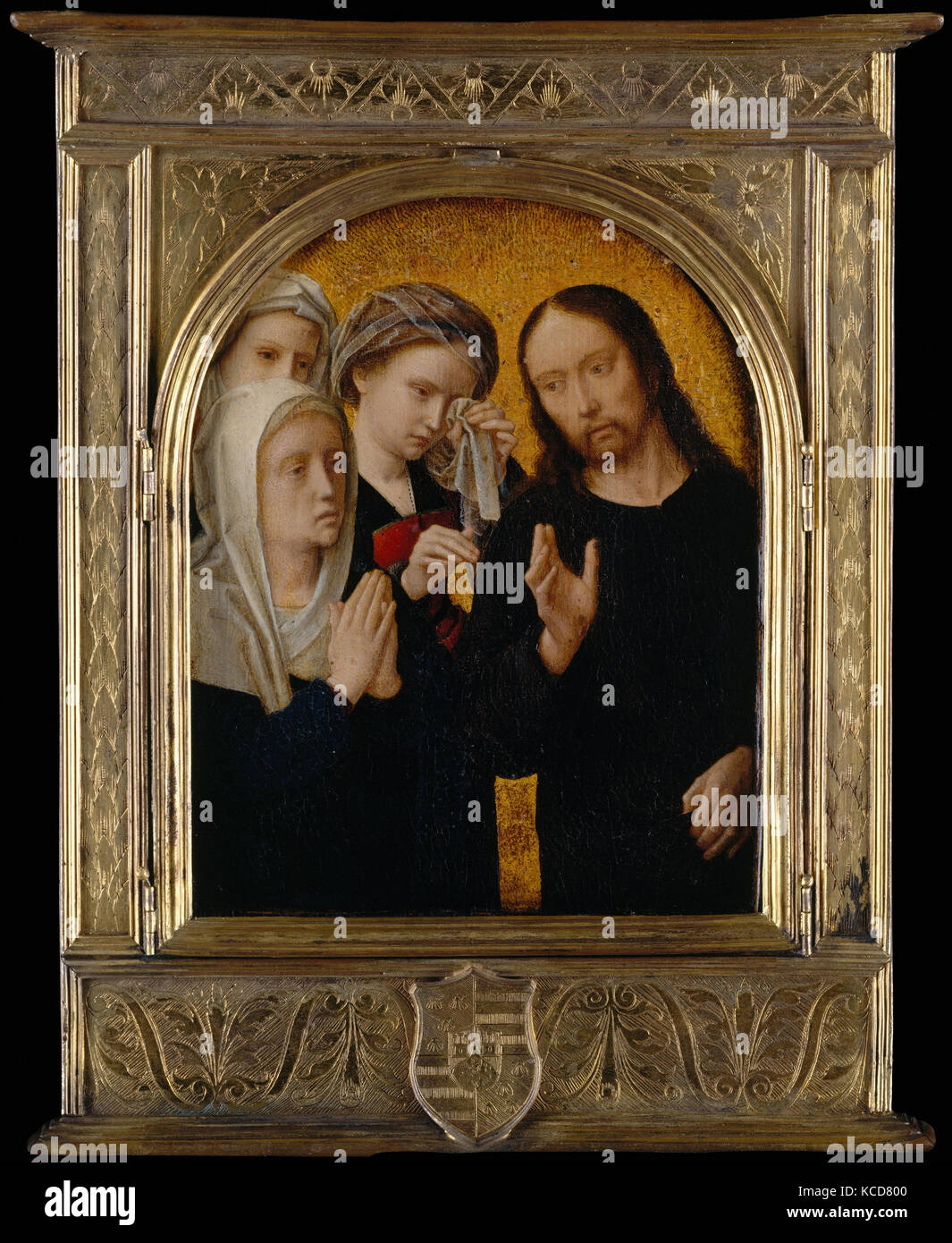 Cristo Prendendo congedo da sua madre, Gerard David, ca. 1500 Foto Stock