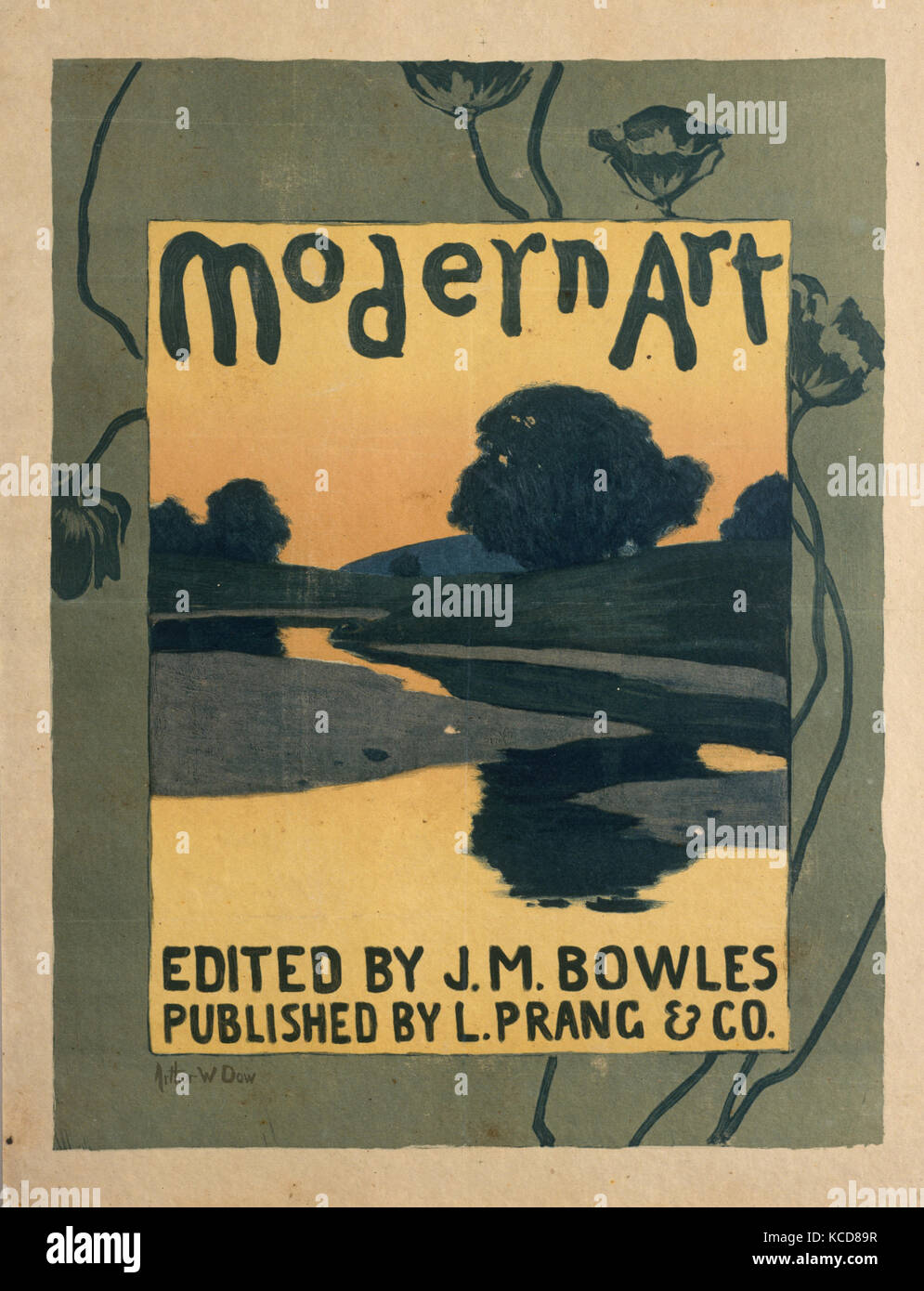 Arte moderna, 1895, litografia, foglio: 20 1/16 × 15 3/8 in. (51 × 39,1 cm), Arthur Wesley Dow (American, Ipswich, Massachusetts Foto Stock
