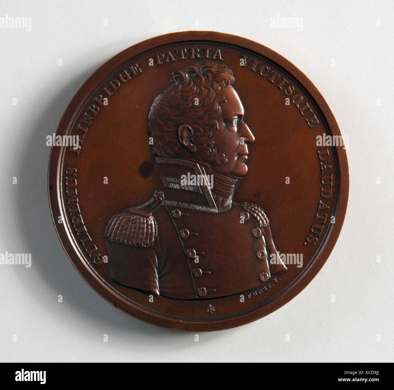 Medaglia del Capitano William Bainbridge, Moritz Fürst, 1800-1830 Foto Stock