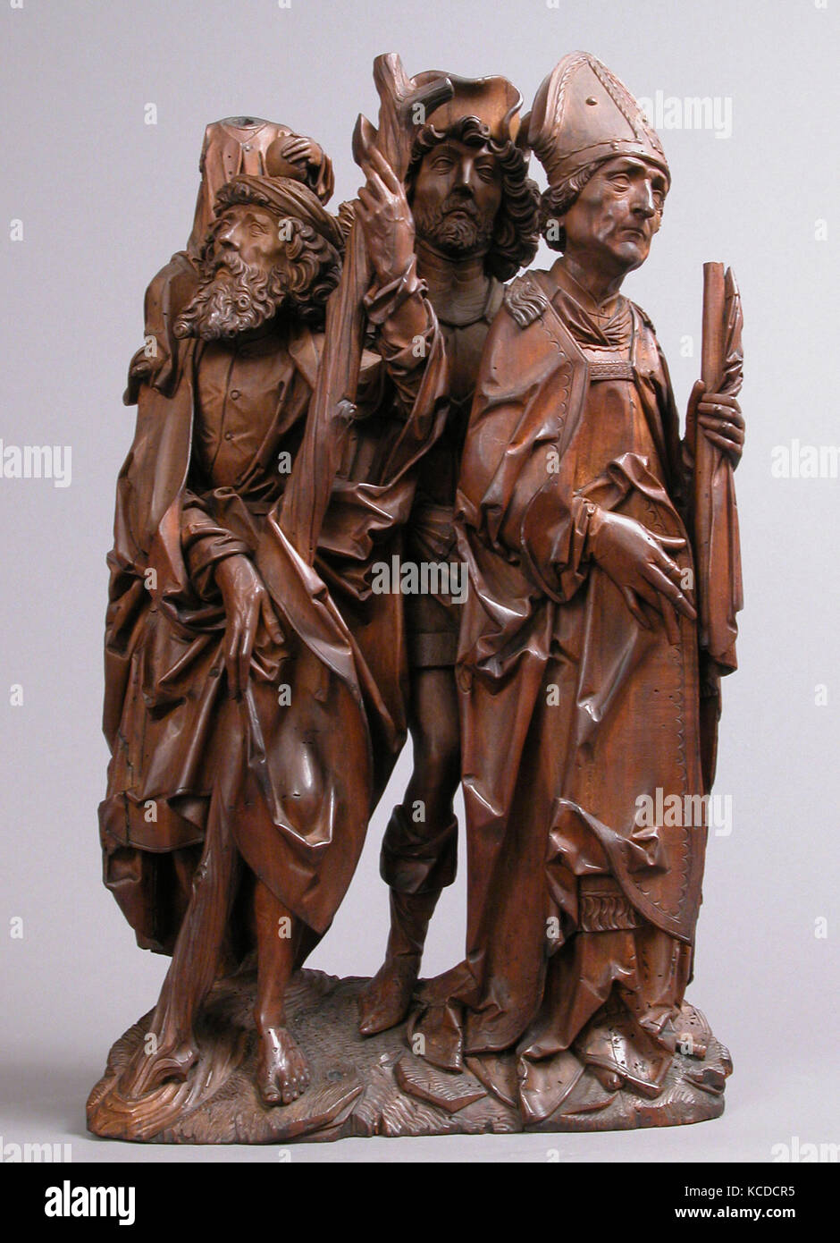 Santi Christopher, Eustachio, e Erasmus (Tre Santi Helper), Tilman Riemenschneider, ca. 1500-1505 Foto Stock