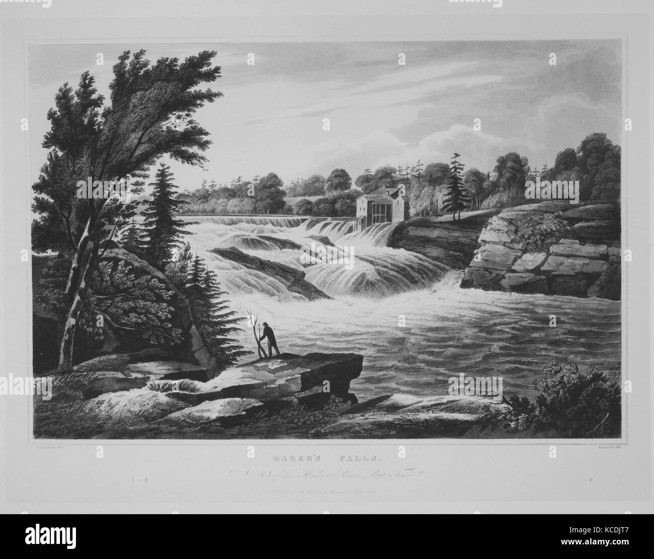 Baker's cade (n. 8 del Fiume Hudson portafoglio), dopo William Guy parete, 1823-24 Foto Stock