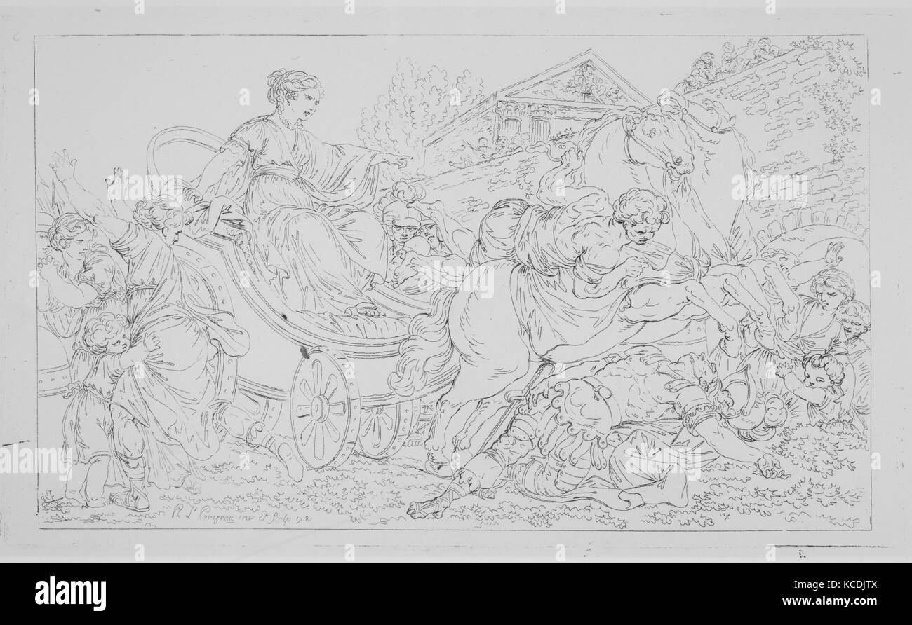 Oeuvre, 1770-81, attacco, complessivo: 13 5/8 x 9 13/16 x 9/16 in. (34,6 x 24,9 x 1,4 cm), libri Foto Stock