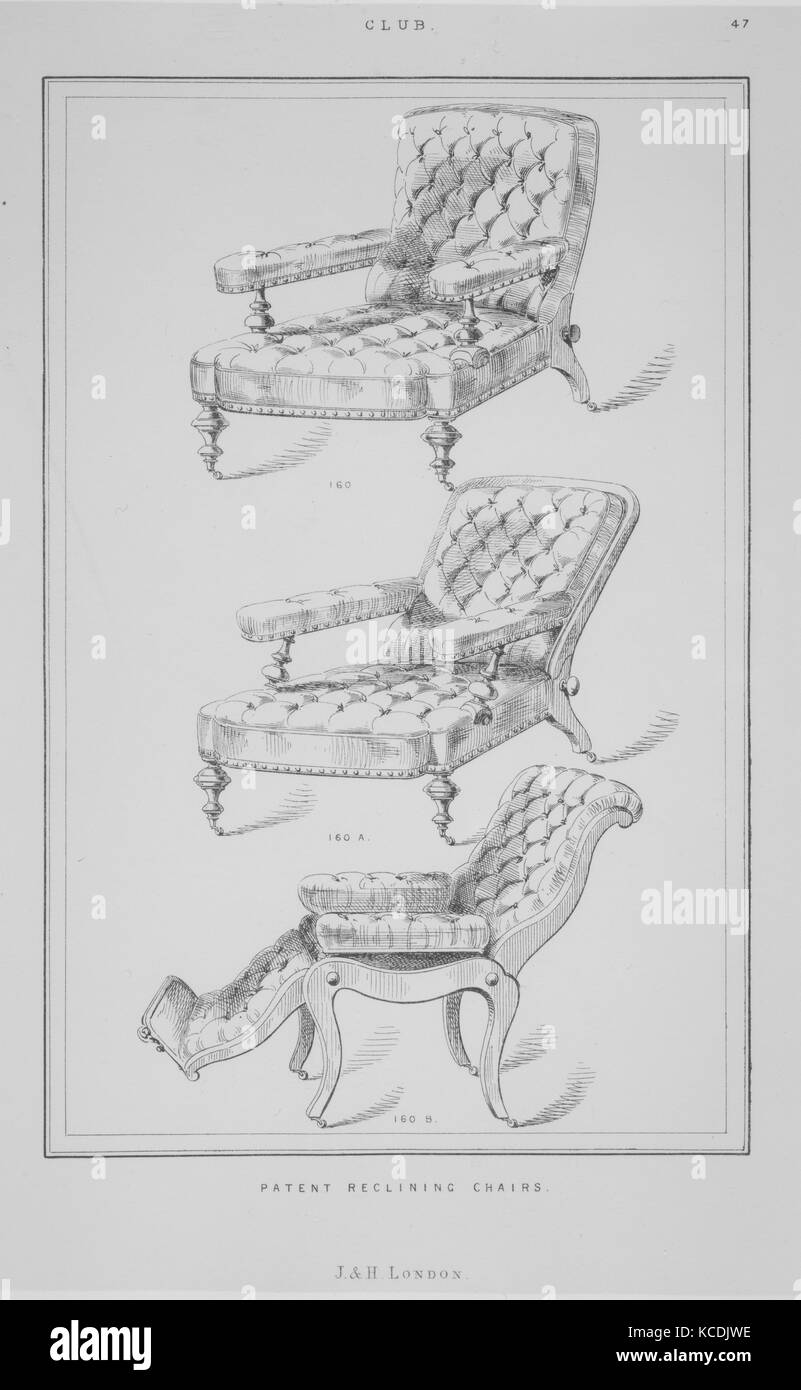 Arredamento moderno. Originale e selezionare, ca. 1820, litografia, 13 7/8 x 9 13/16 x 1 3/4 in. (35,2 x 25 x 4,5 cm), libri Foto Stock